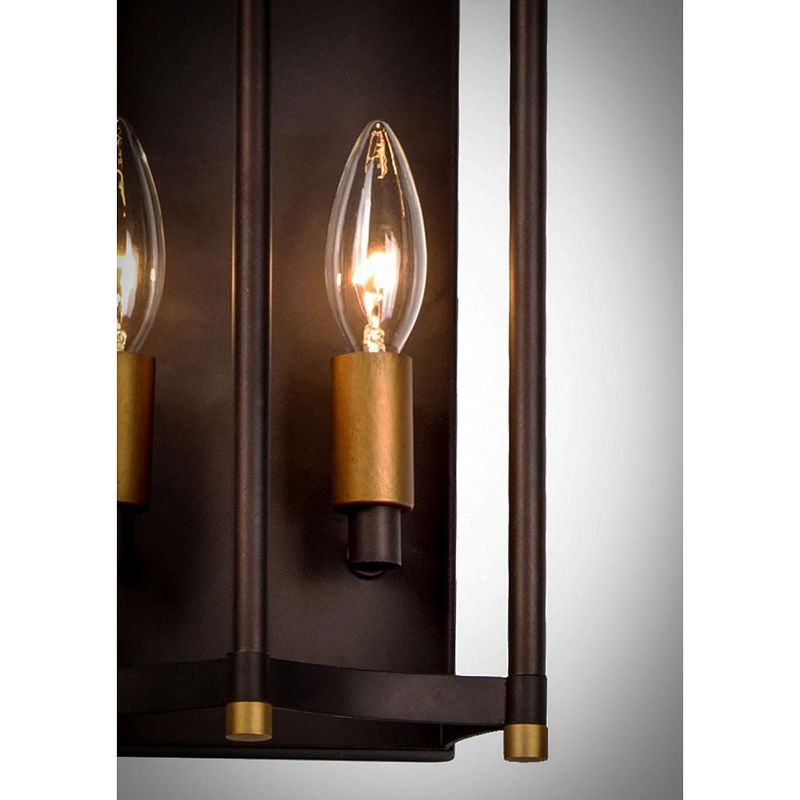 Maxim Lighting Wellington 2 - Light Wall Light in  Oil Rubbed Bronze/Antique Brass