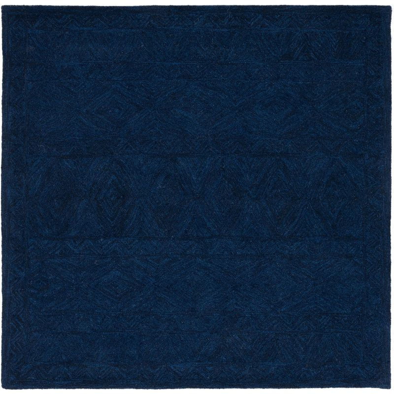 Metro MET125 Hand Tufted Area Rug - Blue - 6'x6' - Safavieh.