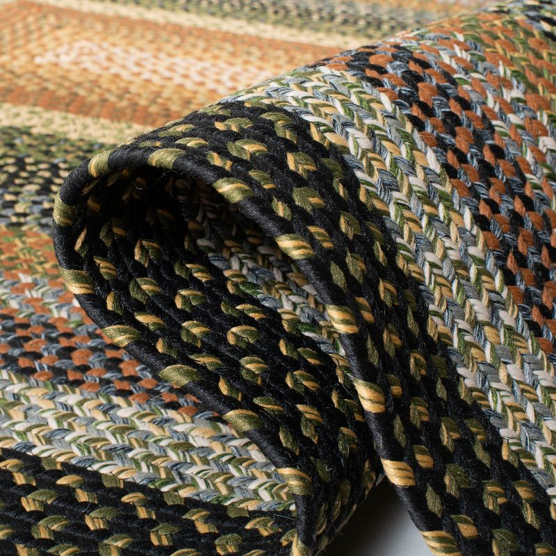 Braided BRD308 Hand Woven Area Rug - Multi - 6'x6' - Safavieh.