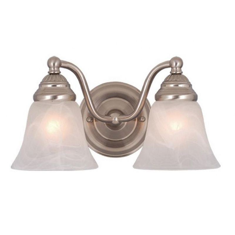 Vaxcel Standford 2 - Light Vanity in  Brushed Nickel