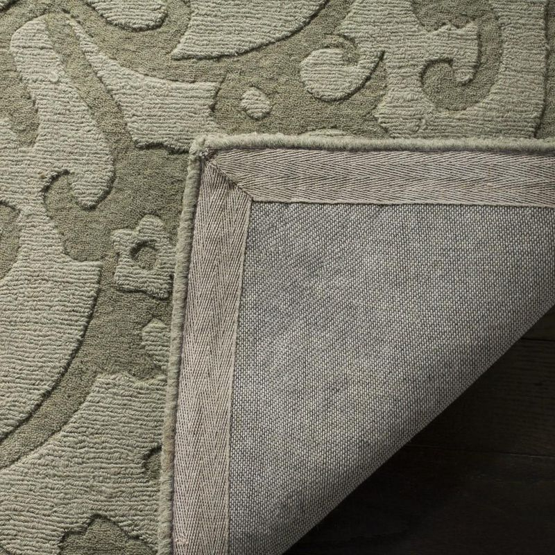 Impressions IM341 Hand Loomed Area Rug - Sage - 6'x9' - Safavieh.