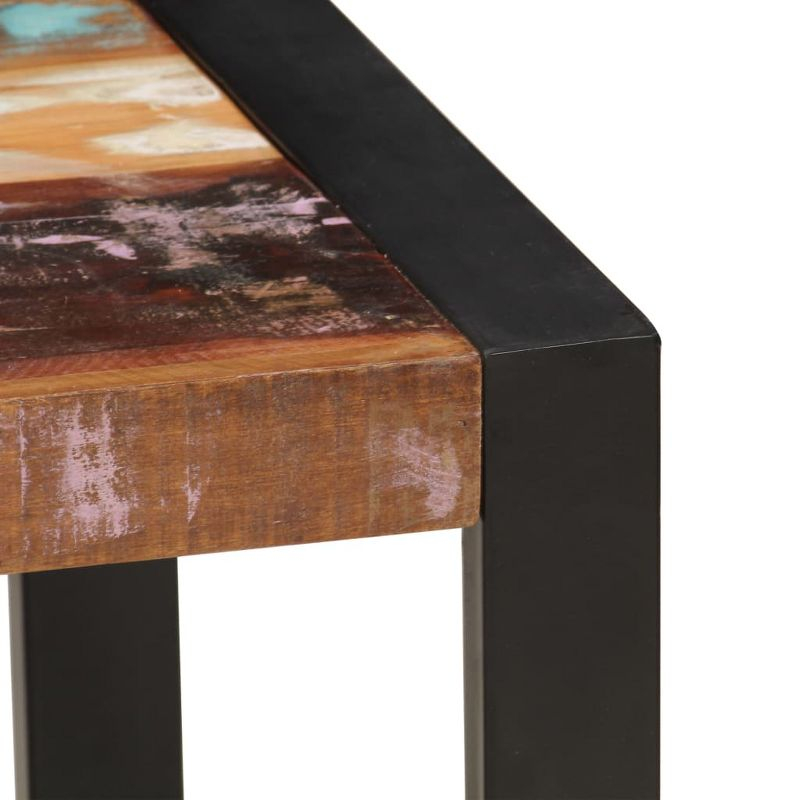 vidaXL Coffee Table Multicolor Solid Reclaimed Wood 47.2 in long Durable