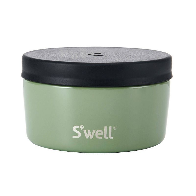 S'well Food Storage Canister Set Sage: Stainless Steel, 3-Piece Kitchen Set, Dishwasher-Safe, Silicone Lids