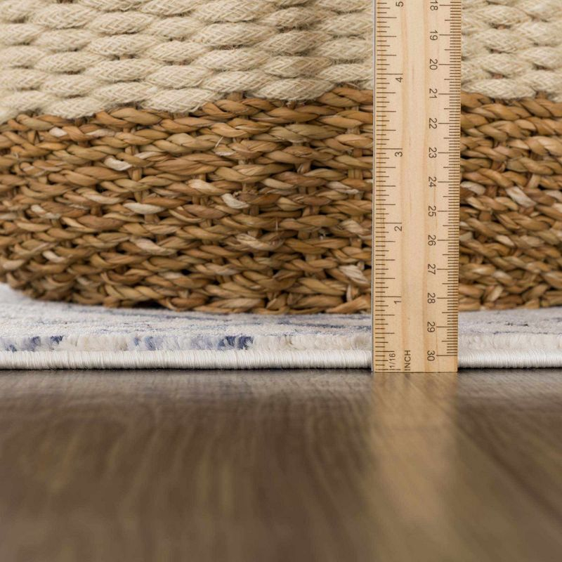 Hauteloom Rectangle Area Rug  Navy