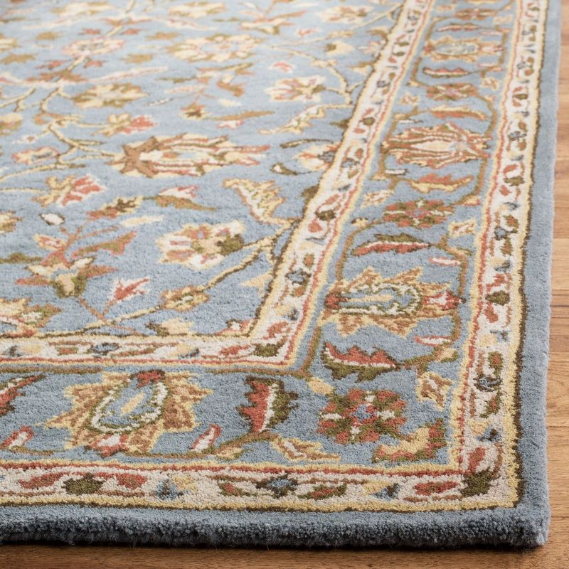Heritage HG969 Hand Tufted Area Rug - Blue/Blue - 8'9"x11'9" - Safavieh.