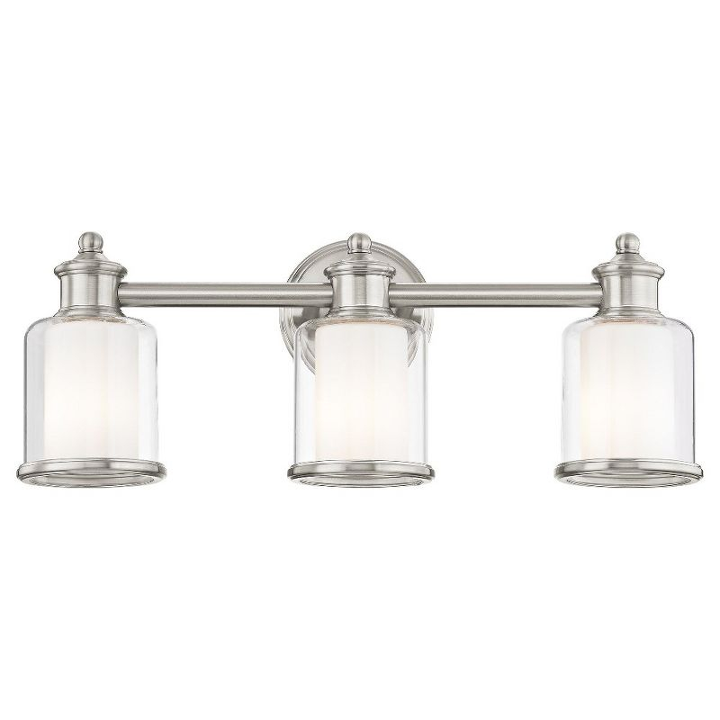 Livex Lighting Middlebush 3 - Light Vanity in  Brushed Nickel