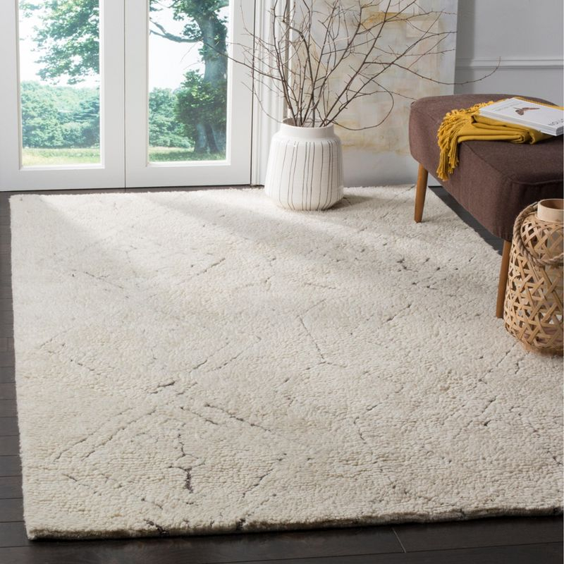 Casablanca CSB212 Hand Tufted Indoor Area Rug - Ivory/Multi - 5'x8' - Safavieh