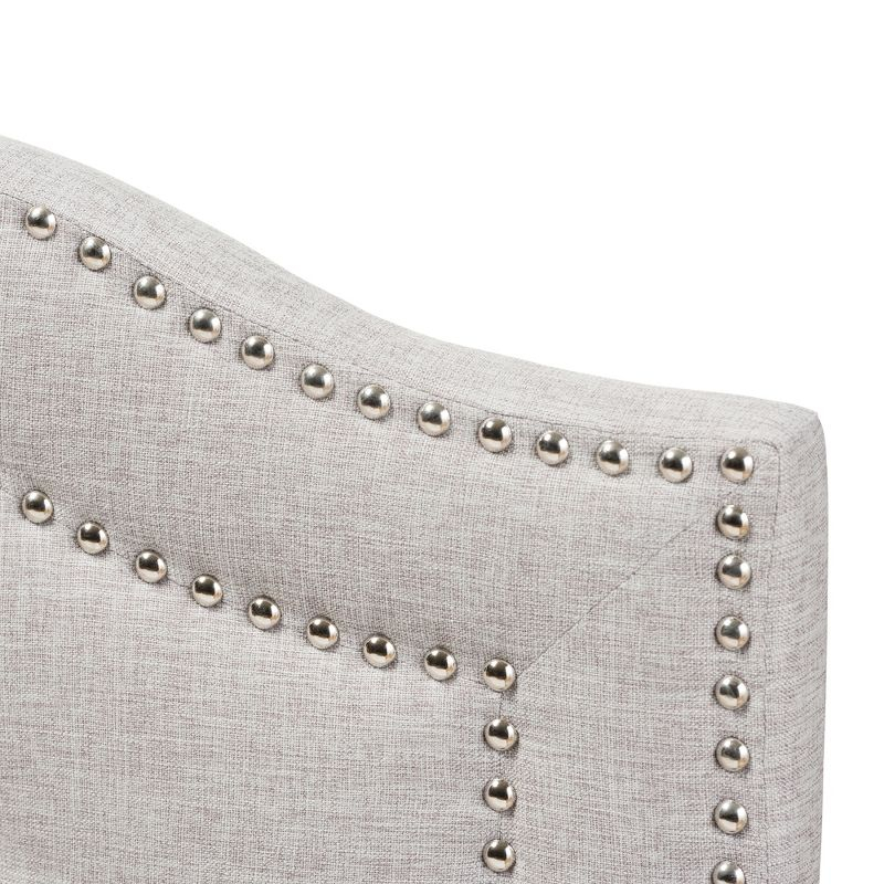 Baxton Studio Queen Edith Modern And Contemporary Fabric Headboard Beige: Polyester Upholstery, Wood Composite Frame