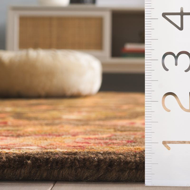 Antiquity AT52 Hand Tufted Indoor Accent Rug - Green/Gold - 2'x3' - Safavieh