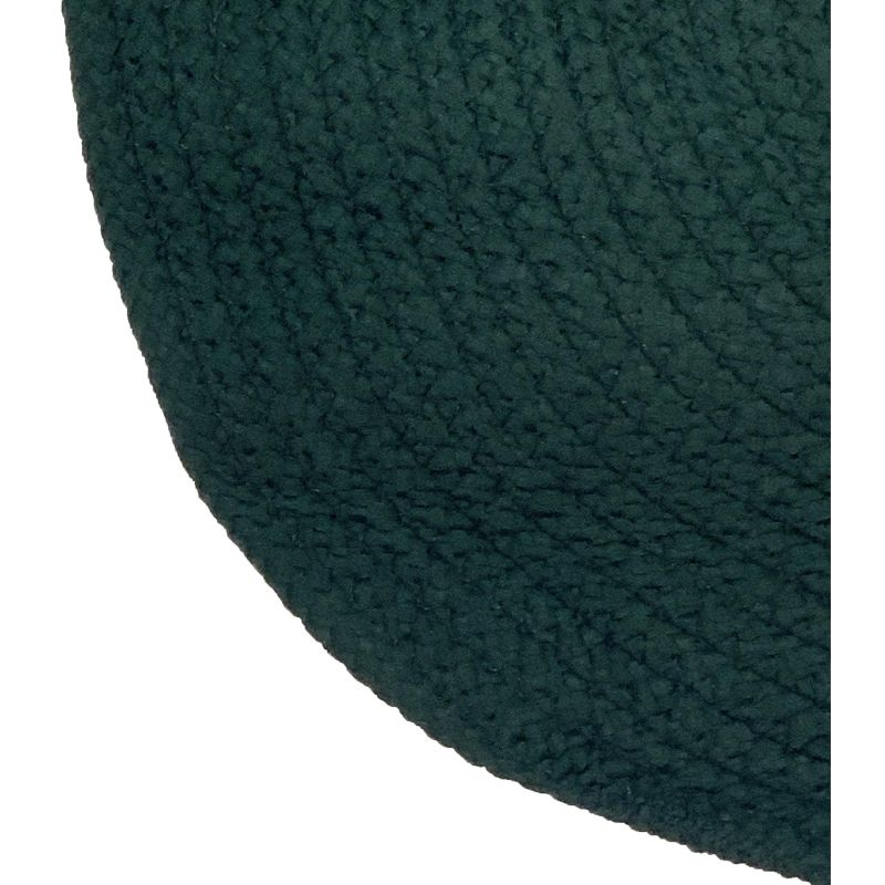 20" x 30" Alpine Collection Hunter Solid Reversible Indoor Area Utility Oval Rug - Better Trends