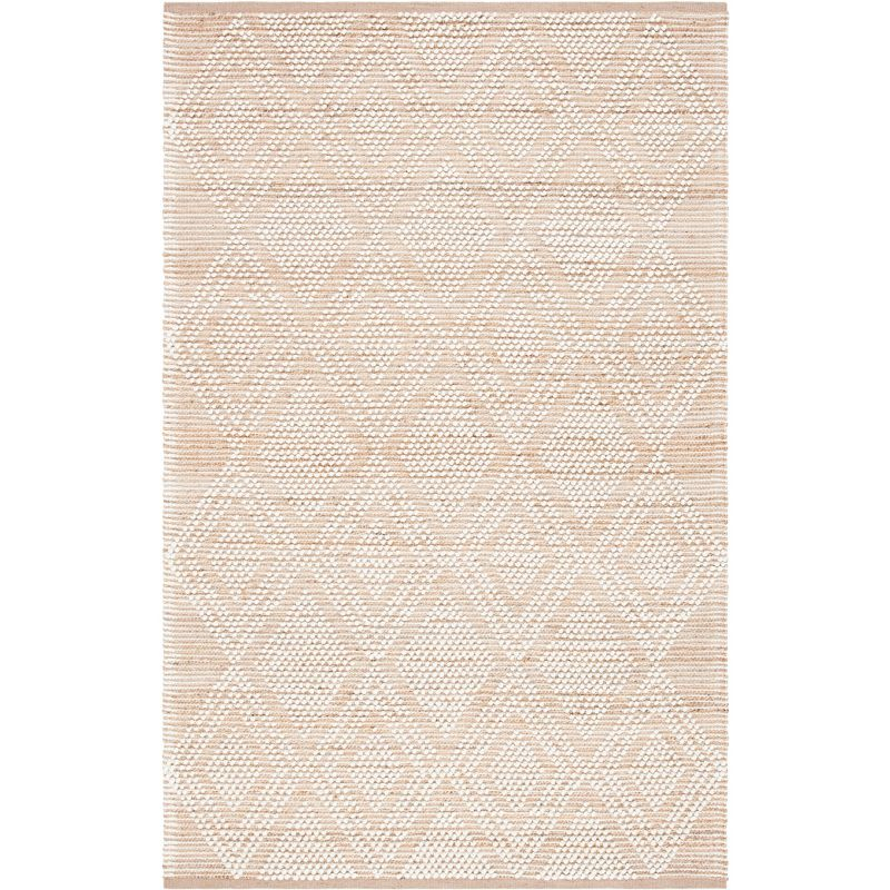 Natura NAT107 Hand Woven Area Rug - Natural/Ivory - 3'x5' - Safavieh.