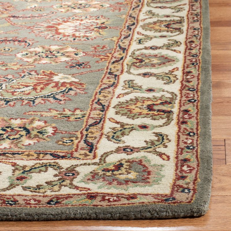 Classic CL359 Hand Tufted Accent Rug - Celadon/Ivory - 2'x3' - Safavieh.