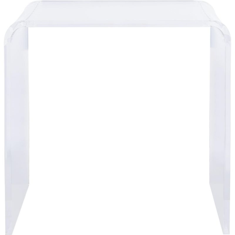 Pryor Acrylic Side Table - Clear - Safavieh.