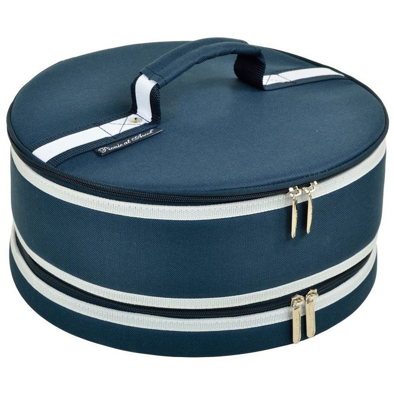 Picnic at Ascot Pie and Cake Carrier 12" Diameter - Rigid No Sag - Sides, Top, Bottom