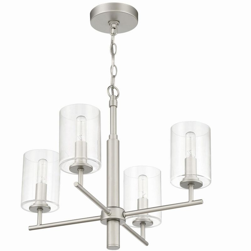Craftmade Lighting Hailie 4 - Light Chandelier in  Satin Nickel