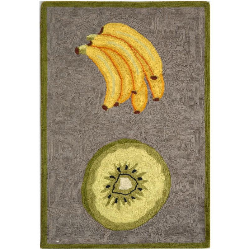 Chelsea HK265 Hand Hooked Accent Rug - Stone - 1'8"x2'6" - Safavieh.