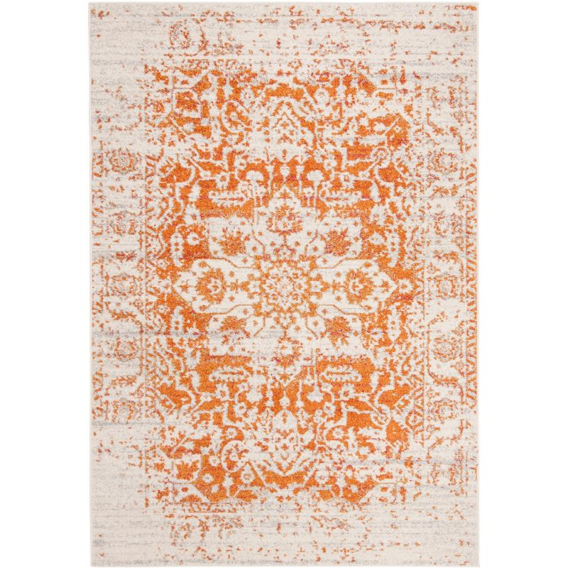 Madison MAD603 Power Loomed Indoor Area Rug - Orange/Ivory - 9'x12' - Safavieh