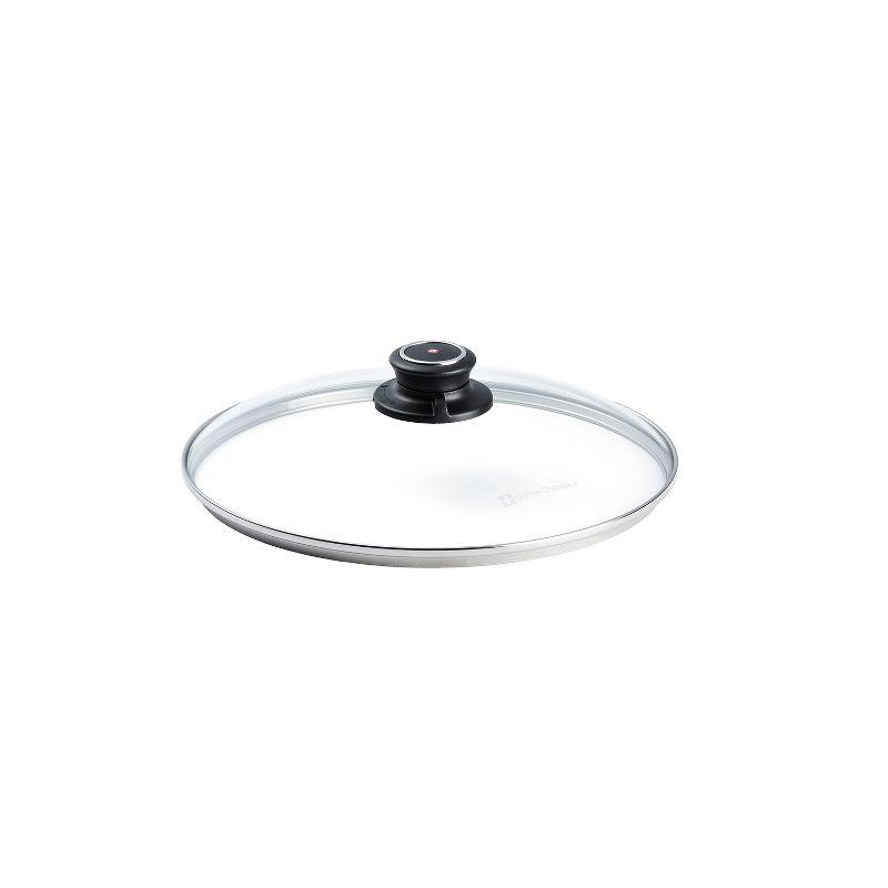 Swiss Diamond 10.25" (26cm) Round Heat Tempered Glass Lid With Adjustable Steam Valve