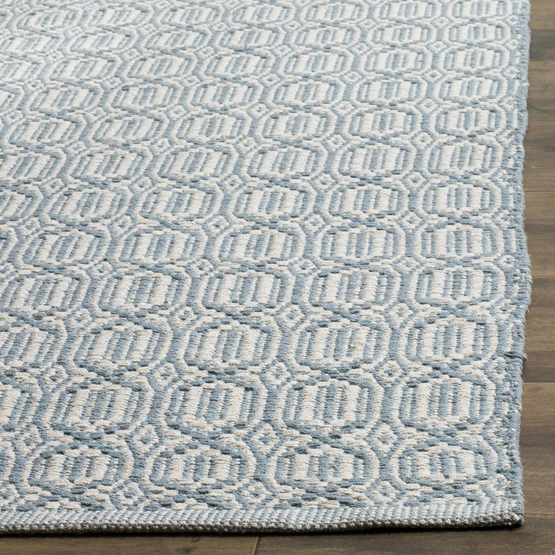Montauk MTK333 Hand Woven Indoor Accent Rug - Ivory/Blue - 3'x5' - Safavieh.