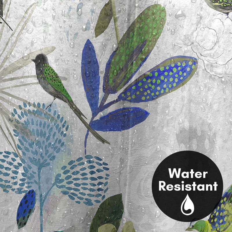 The Twillery Co.® Floral Shower Curtain Where the Passion Flower Grows by PI Creative Art