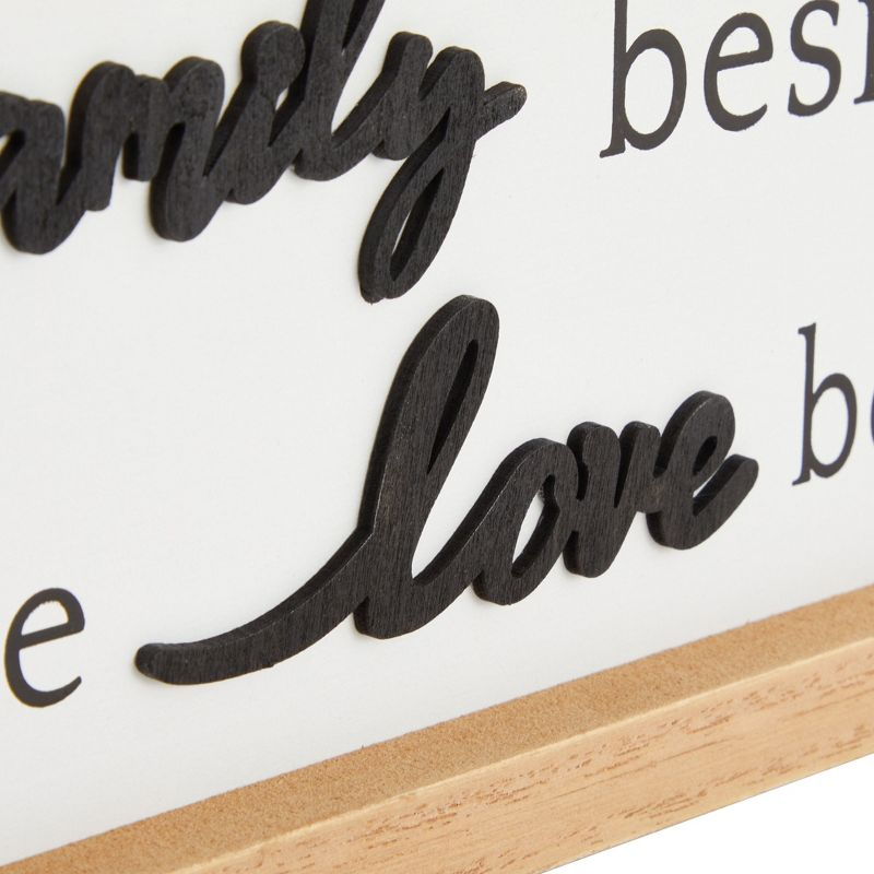 Farmlyn Creek Dining Room Wall Decor, Farmhouse Bless the Food Before Us Sign for Kitchen, 16 x 9 In