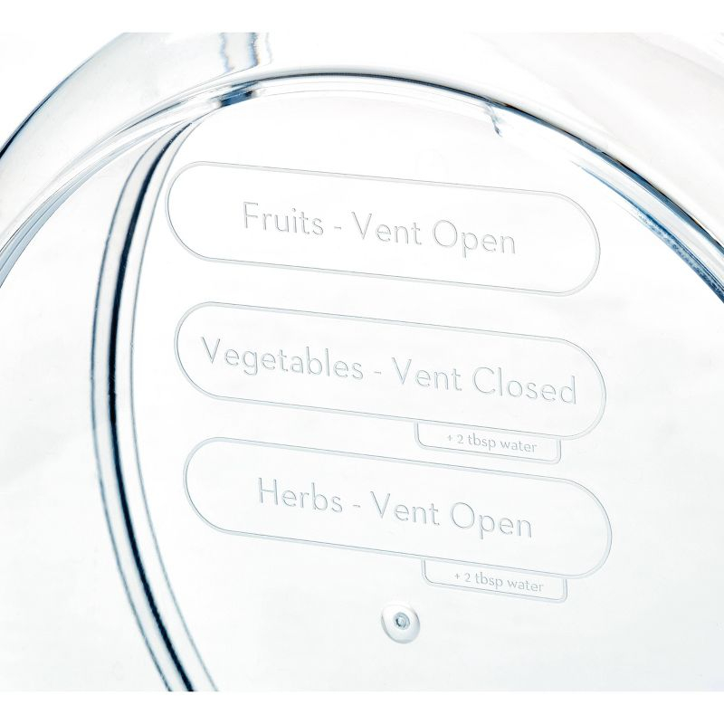 iDesign iDesign ID FRESH BPA-Free Recycled Plastic Produce Storage Bowl, Large