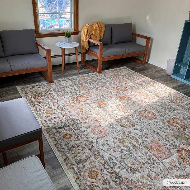 Hauteloom Rectangle Area Rug   Charcoal