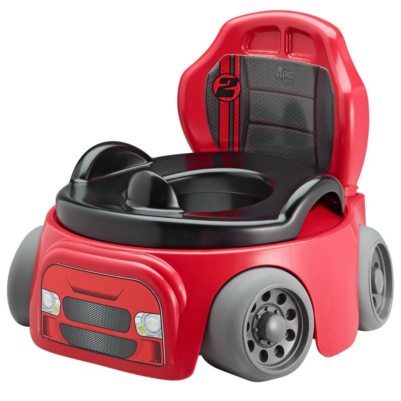 The First Years Training Wheels Racer Potty Chair and Toddler Toilet Seat