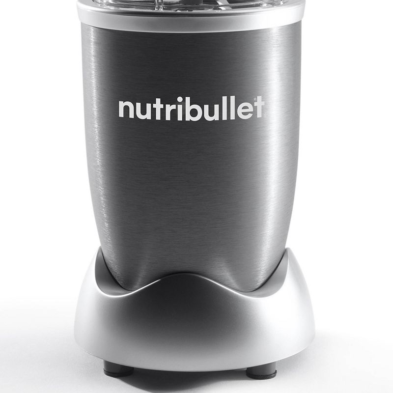 nutribullet Original Personal Blender 600W Silver: Stainless Steel Blades, Smoothie Maker, Dishwasher-Safe Parts