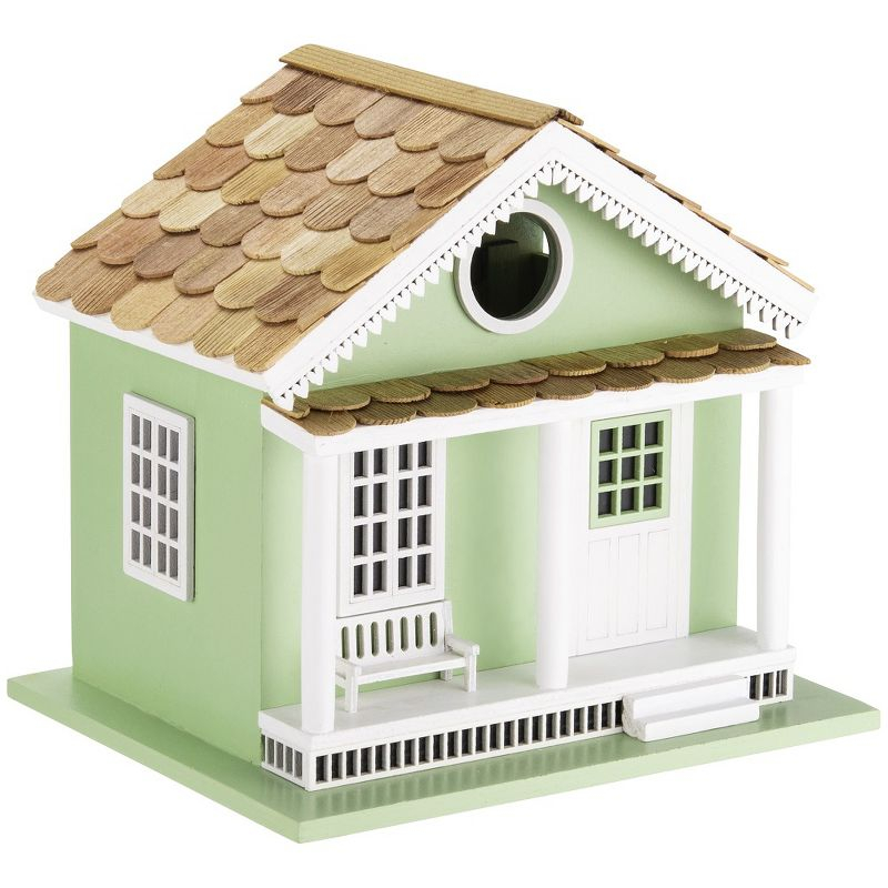 Vandue Outdoor Wooden Birdhouse - Green Lake House