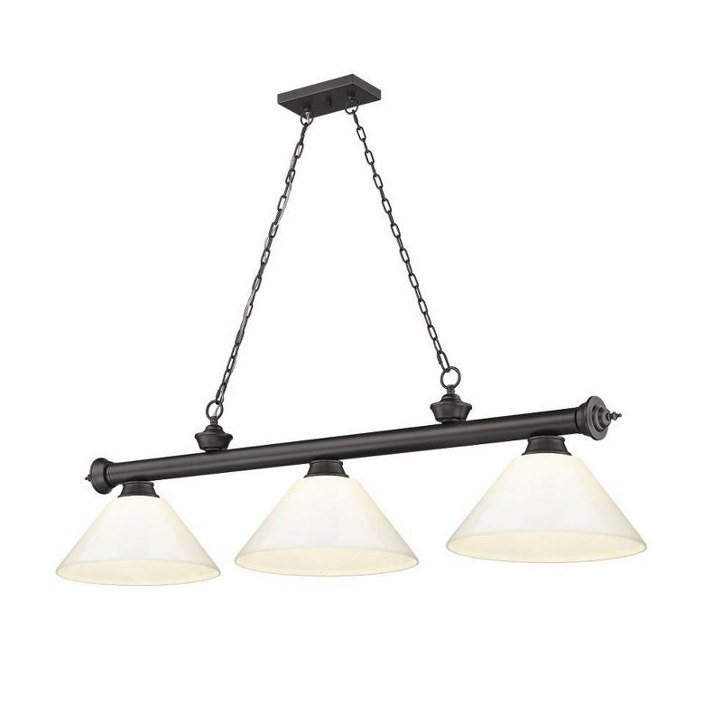 Z-Lite Cordon 3 - Light Chandelier in  Bronze
