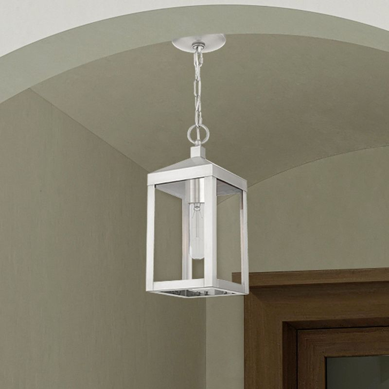 Livex Lighting Nyack 1 - Light Pendant in  Brushed Nickel