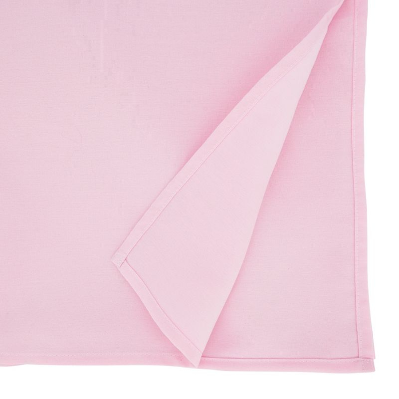 Saro Lifestyle Solid Color Everyday Tablecloth, Pink, 65" x 160"