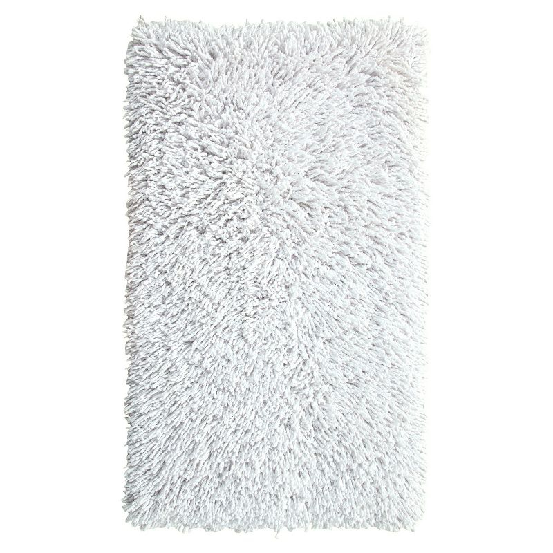 Knightsbridge Melbourne 220 GSF Non Skid Back Bath Rug 17 x 24 - White