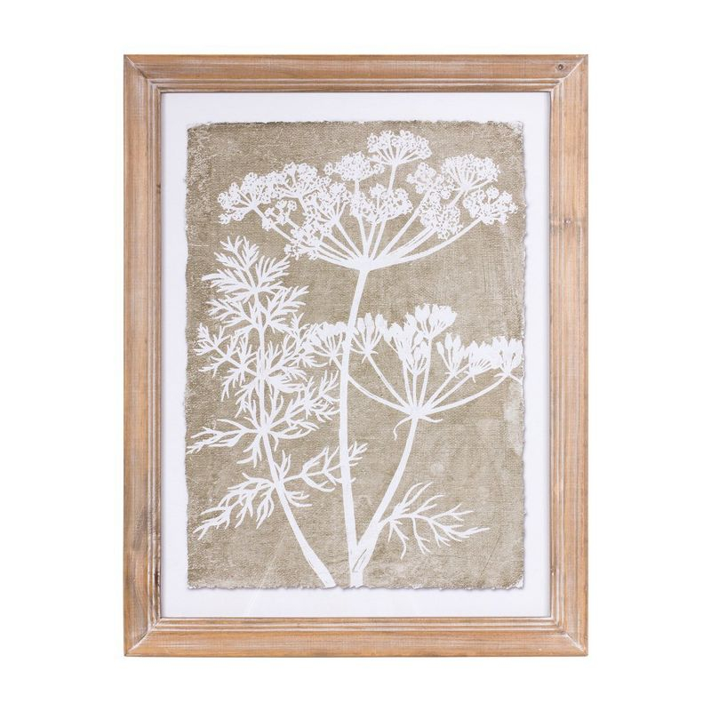Melrose Framed Queen Anne's Lace Wall Art (Set of 2)