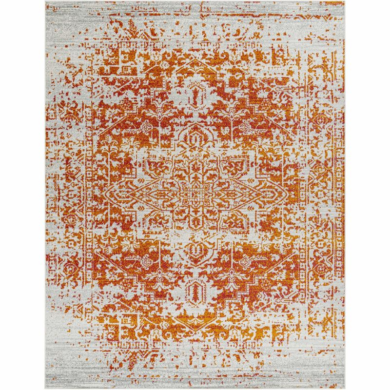 Hauteloom Rectangle Area Rug   Burgundy