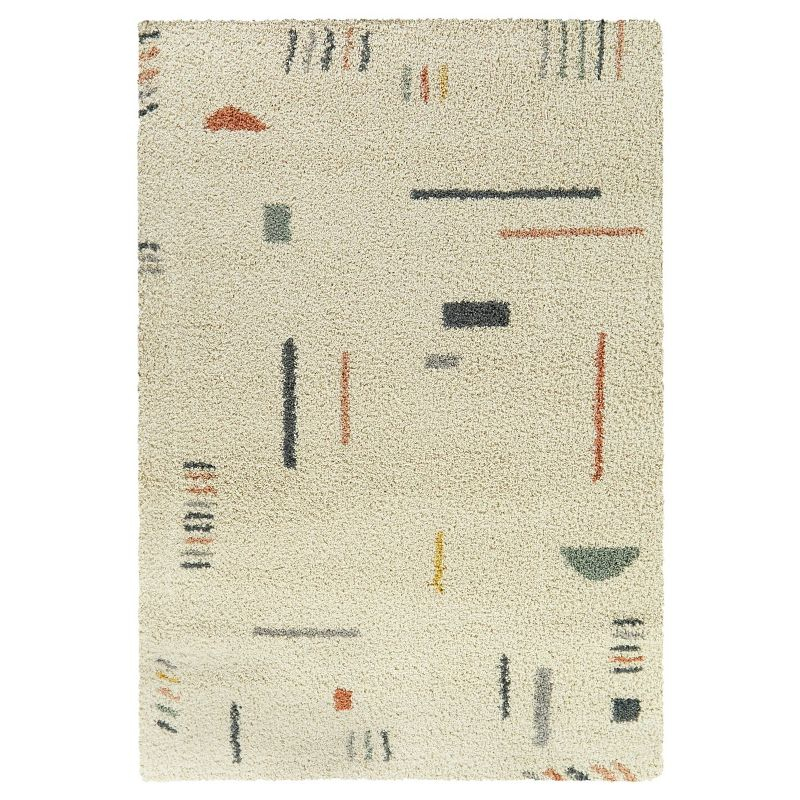 4'4"x6' Rupa Boho Moroccan Kids' Area Rug Cream - Balta Rugs