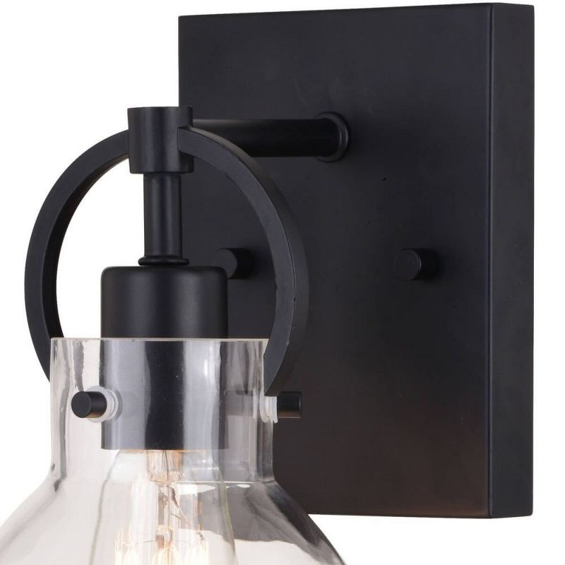 Vaxcel Ogden 1 - Light Vanity in  Matte Black