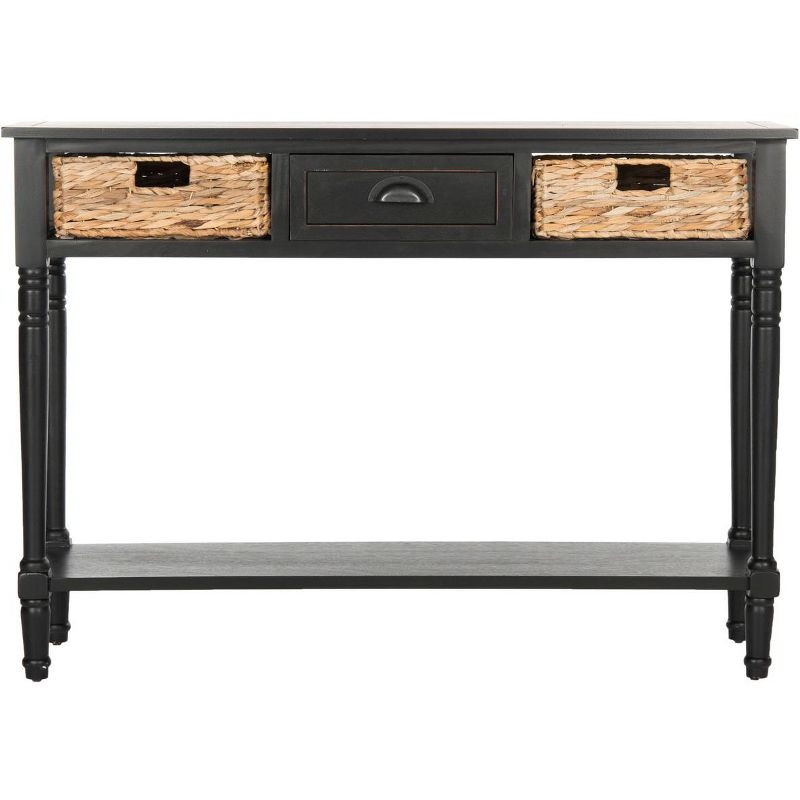 Christa Console - AMH5737A - Black - Safavieh Couture