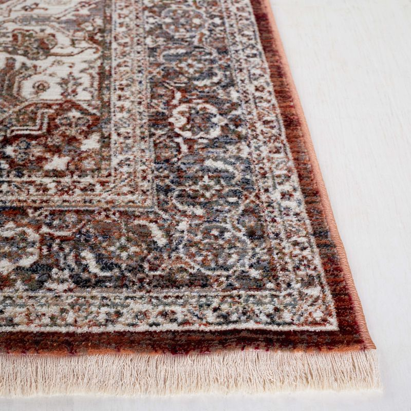 Vintage Persian VTP611 Power Loomed Area Rug - Red/Ivory - 5'3"x7'7" - Safavieh.