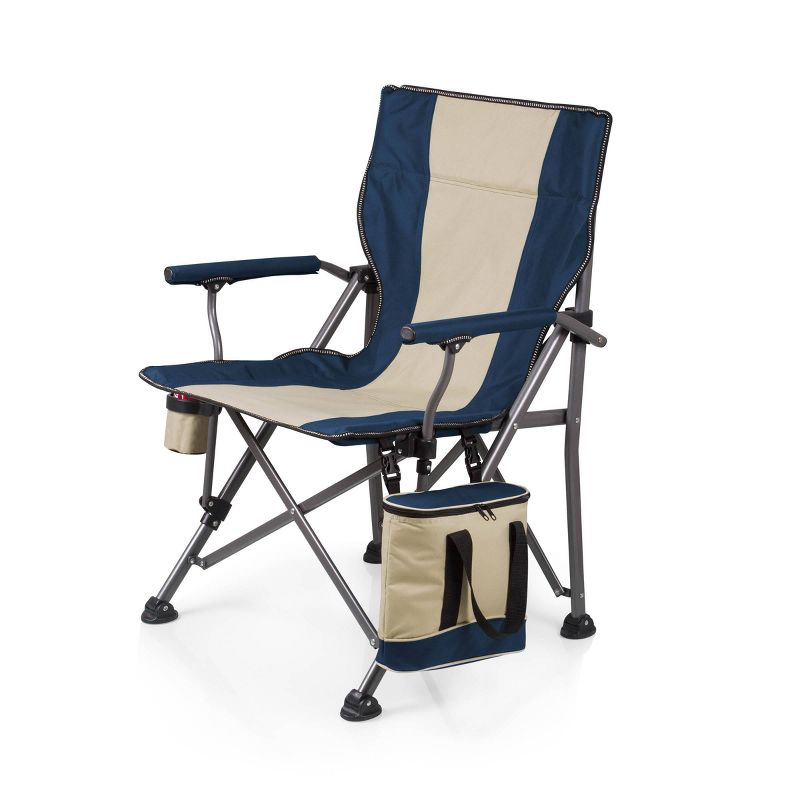 Oniva 2pc Outlander Portable Camping Chair with Cooler - Navy Blue