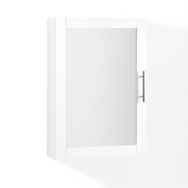 Crosley Savannah Medicine Cabinet White : Microfiber, Machine Washable, Non-Slip Backing