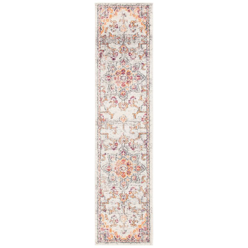 Madison MAD473 Power Loomed Indoor Accent Rug - Beige/Orange - 2'2"x4' - Safavieh