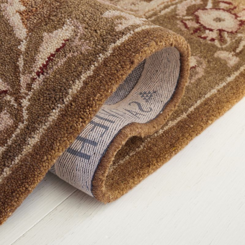 Anatolia AN512 Hand Tufted Indoor Accent Rug - Brown/Green - 2'x3' - Safavieh
