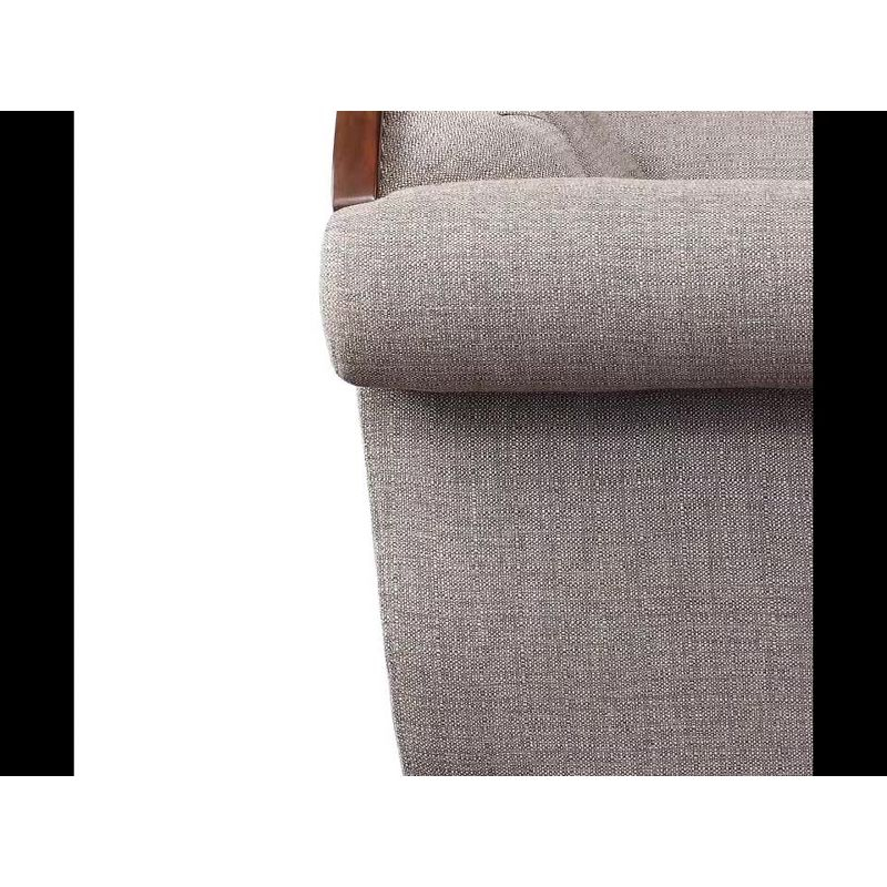 48" Miyeon Fabric Chair Cherry - Acme Furniture