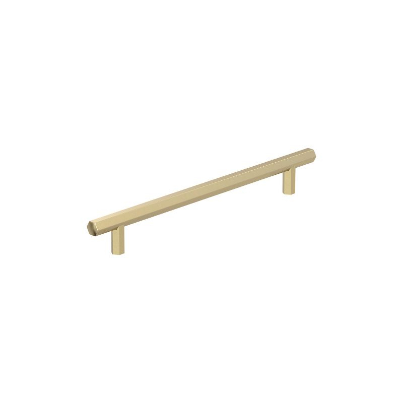 Amerock Caliber 7-9/16 inch (192mm) Center-to-Center Golden Champagne Cabinet Pull