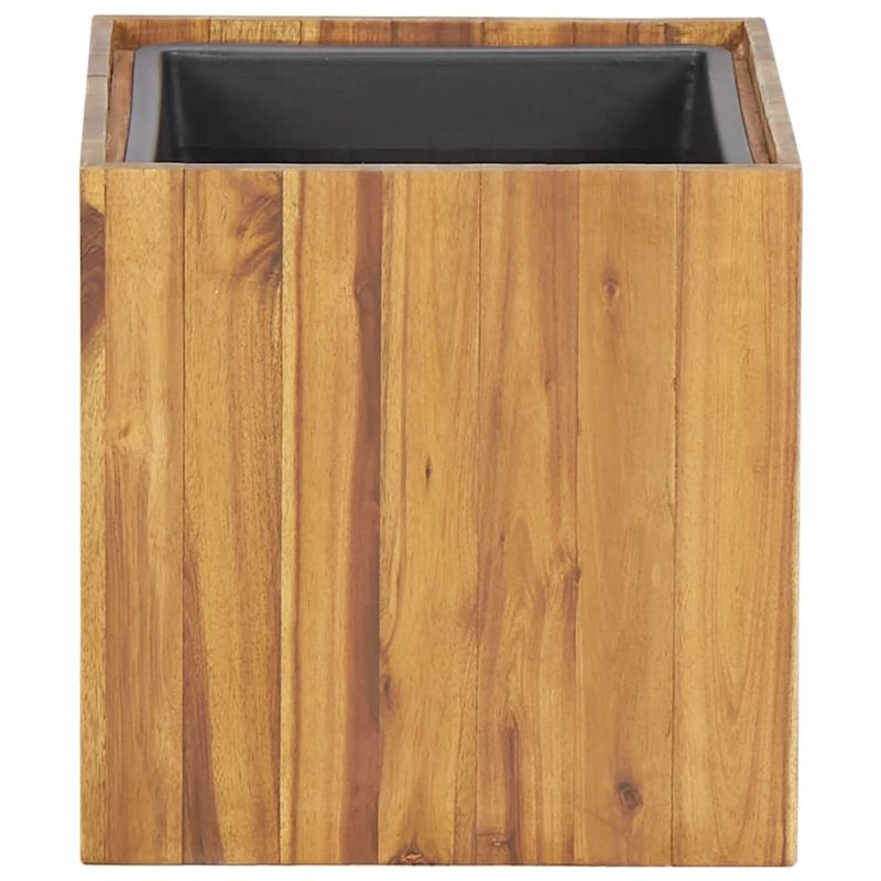 vidaXL Garden Raised Bed Pot 13.2"x13.2"x13.2" Solid Acacia Wood