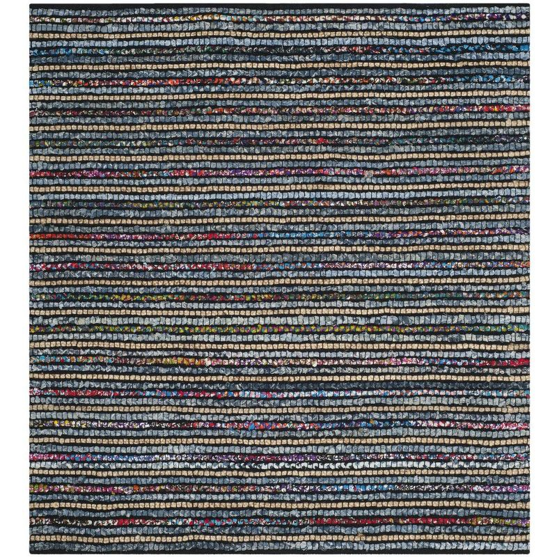Cape Cod CAP364 Hand Woven Area Rug - Multi/Natural - 6'x6' - Safavieh.