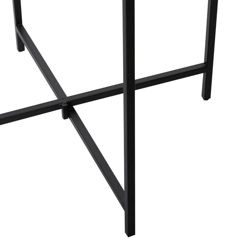Contemporary Terrazzo Accent Table White - Olivia & May