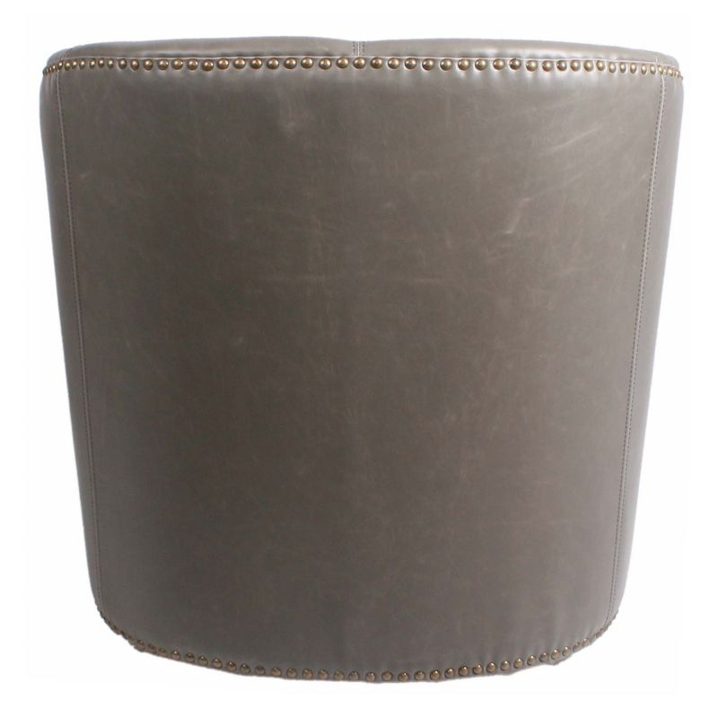 New Pacific Direct Ernest Bonded Leather Swivel Chair